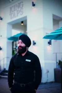 Professional security guard providing reliable security services