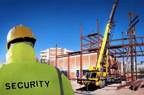 Construction site security protecting property
